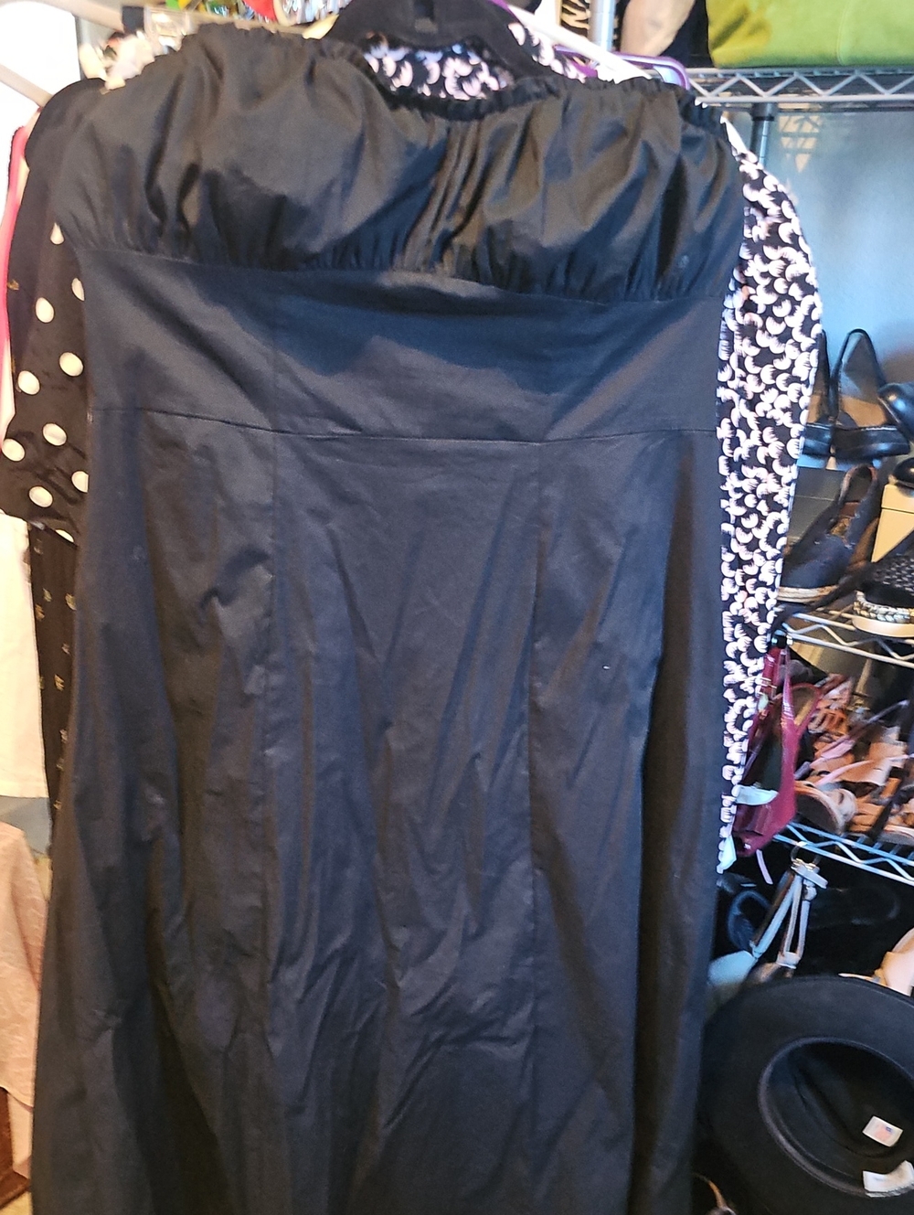 wild fable Black Strapless Maxi